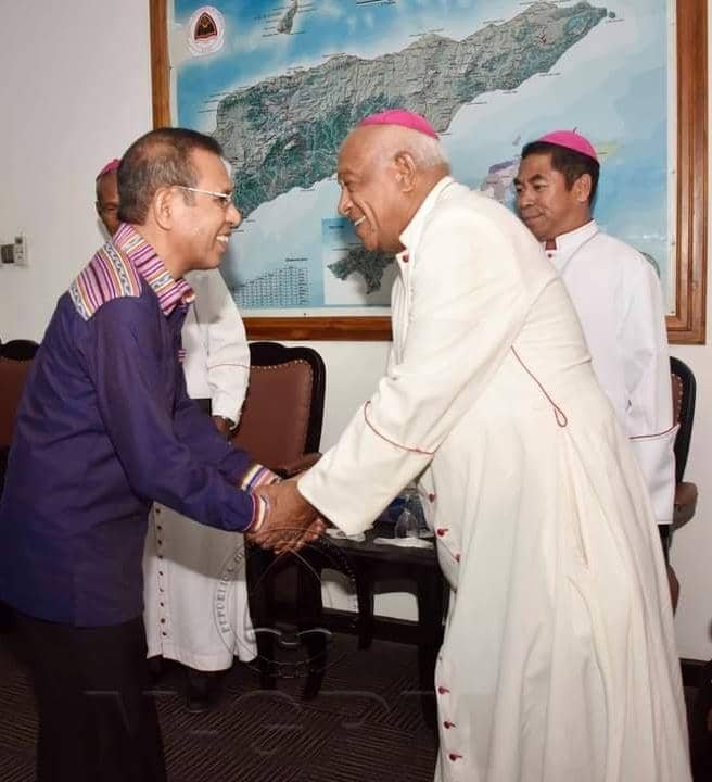 PM Taur Lamenta Ho Bispu Baucau Dom Basílio do Nascimento Ne’ebe Mate Derrepente