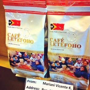 Horta Lori Café Timor Tama Santa Sé., Amo Papa Francisco Hemu Deit CAFÉ TIMOR