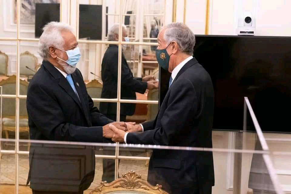 Xanana Gusmao Aborda Situasaun g7+ ba Presidente Portugal