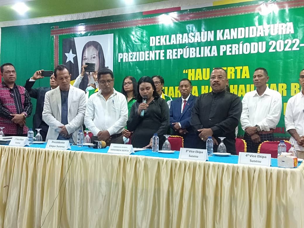 Eleitor Rihun Sanulu Resin Asina Lori Armanda Berta ba Aiatrak Laran, Pronto Husik Partido