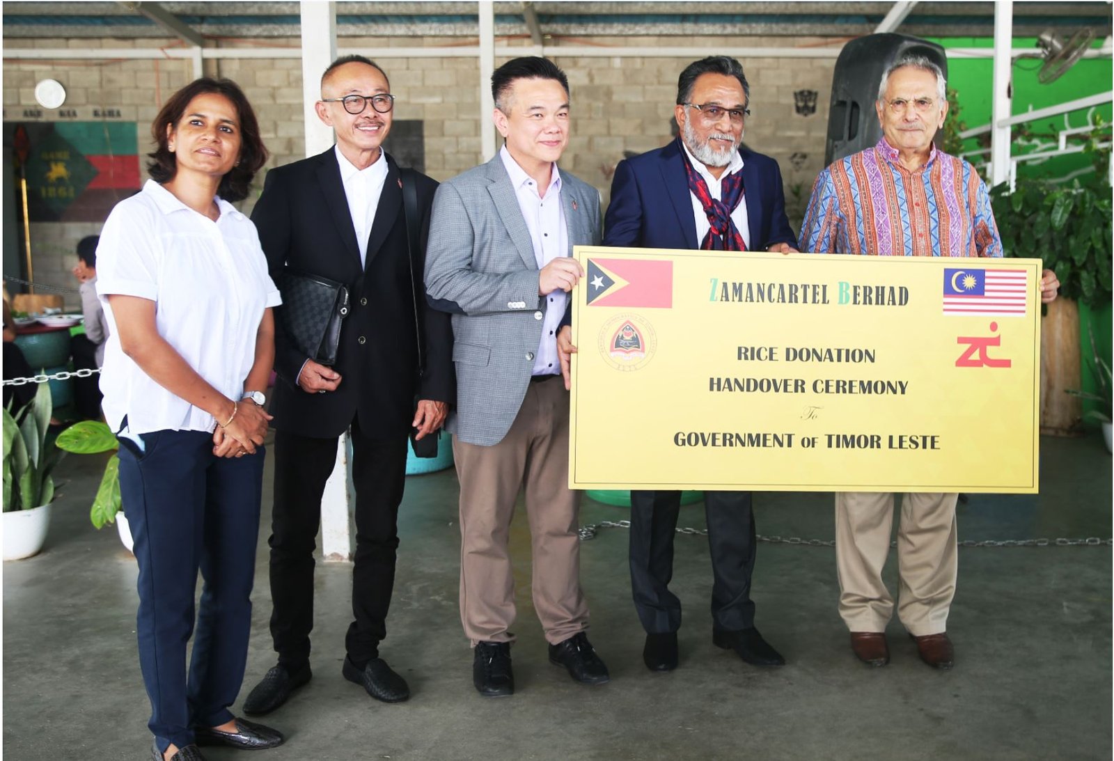 Empreza Zamancartel Husi Malazia Apoia Programa Sosiál Husi PR