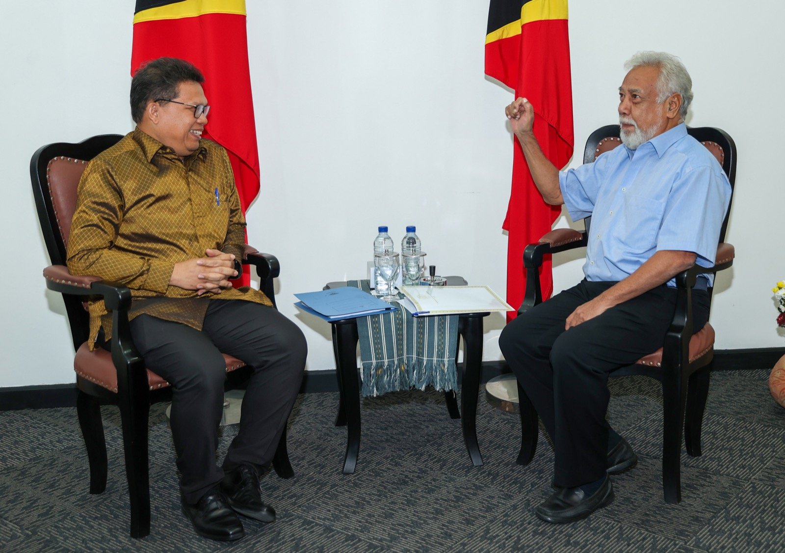Embaixadór Okto Dorinus Atualiza Reniaun Nivel Altu ASEAN Ba PM Xanana