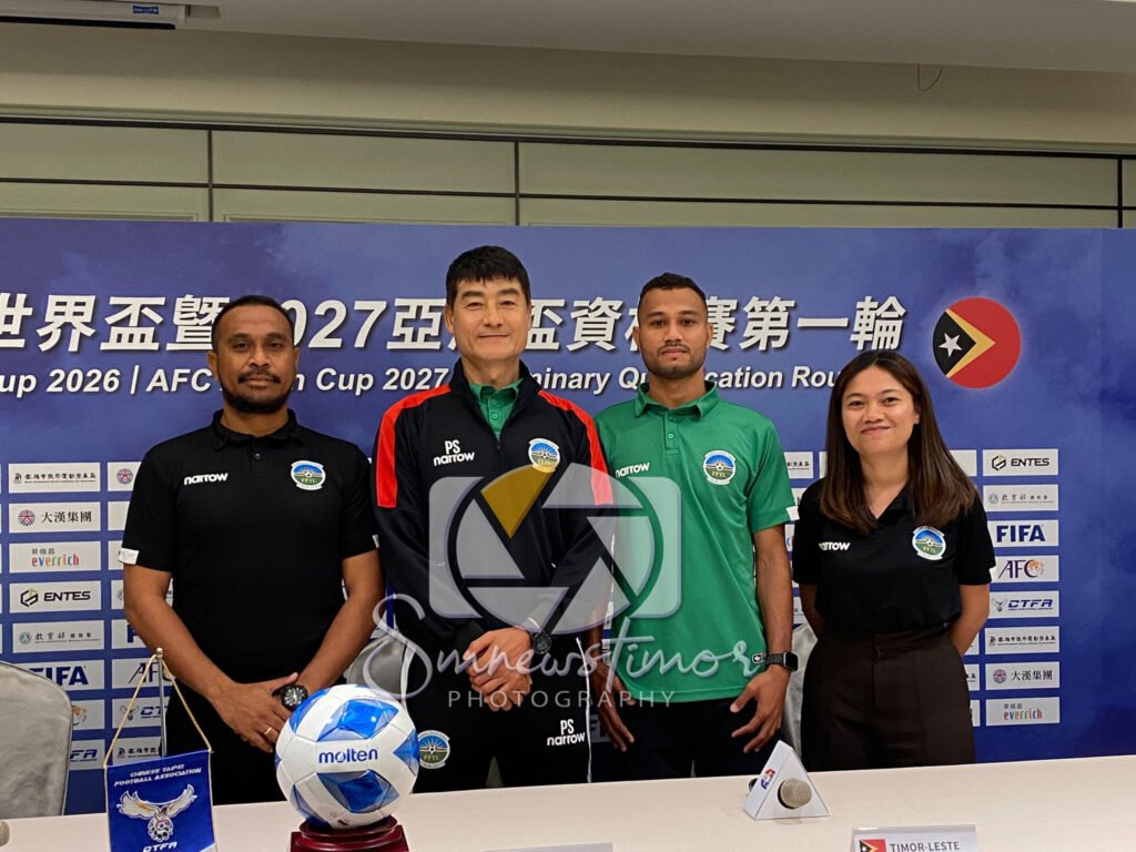 Ekipa Selesaun Nasional TL Sei Joga Kontra Chinese Taipei Iha Kualifikasaun FIFA World Cup 2026™