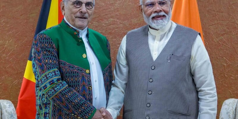 Sorumutu Bilaterál Entre Prezidente Horta Ho Primeiru SHRI Narendra Mondi