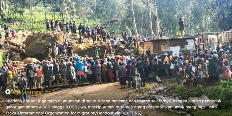TL Hato’o Solidariedade ba Vitima Dezastre Natural Iha Papua Nova Guiné