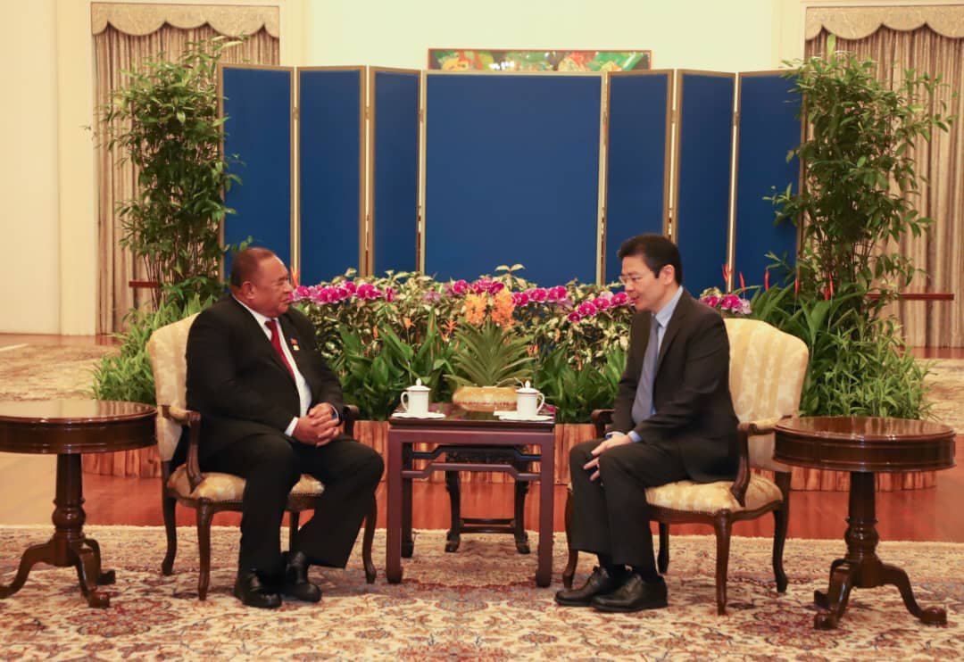 Ministru Bendito ho PM Singapura Diskute Kooperasaun Ekonómika Komersiál