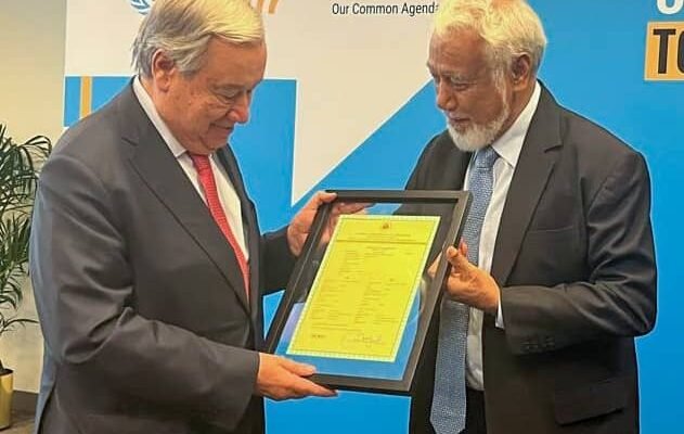 Simu Sertidaun RDTL, Sekretário Jeral ONU Antonio Guterres Sai Sidadaun TL