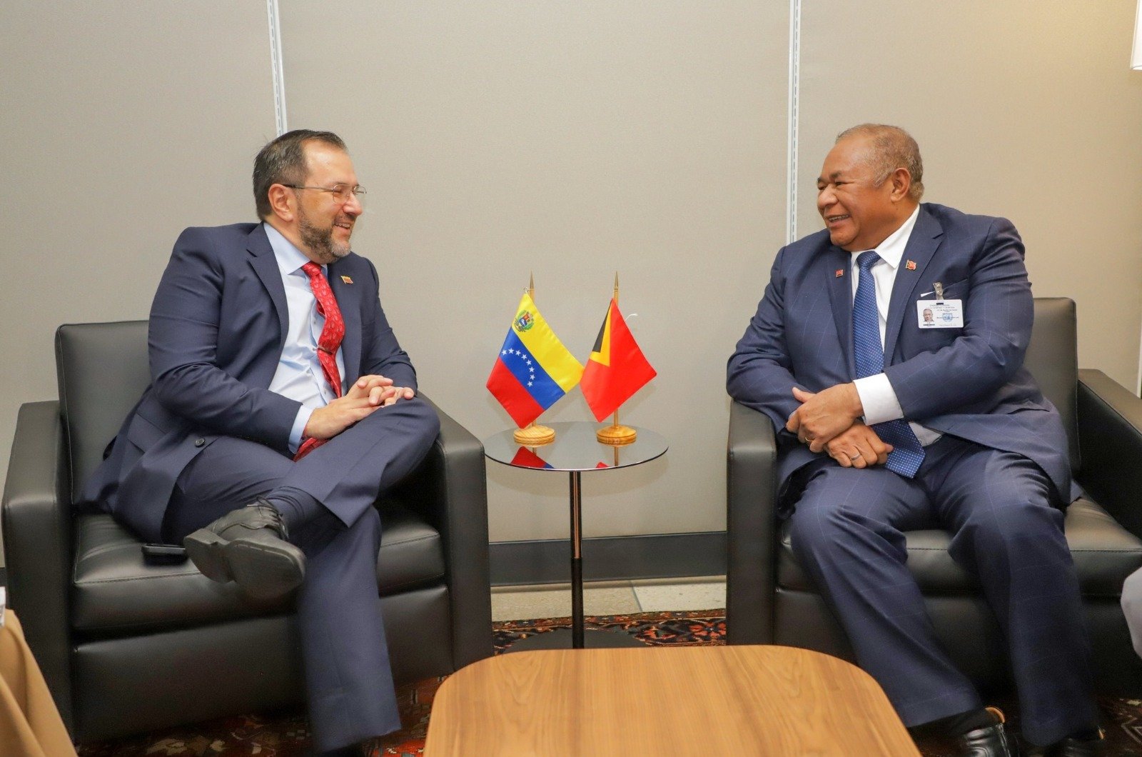 Timor –leste no Venezuela Diskute kooperasaun Bilateral no Apoio Timor-Leste Sai uma-nain ba Seminario C-24