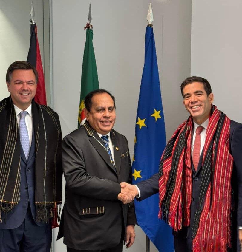 Ministro  Administrasaun Estatal Tomás do Rosário Cabral,representa Ministru Negósiu Estranjeiru no Kooperasaun liu husi nota delegasaun reprezentasaun MNEC iha ámbitu Simeira Komunidade País Lian Portugues nian (CPLP)