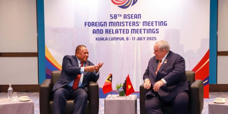 Timor-Leste ho PNG Diskute Prosesu Adezaun ba ASEAN