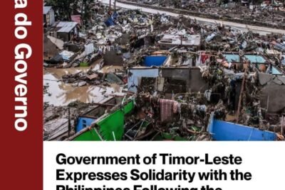 Governu Timor-Leste Manifesta Solidariedade Ho Filipinas Hasoru Efeitu Devastador Husi Tufaun Kalmaegi
